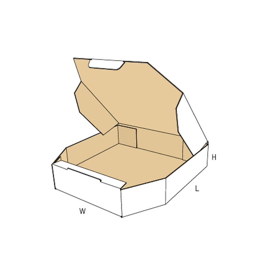 Caja de pizza de cartón personalizada