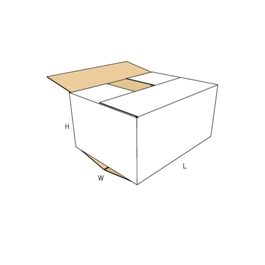 FEFCO 0201 — Caja de solapas