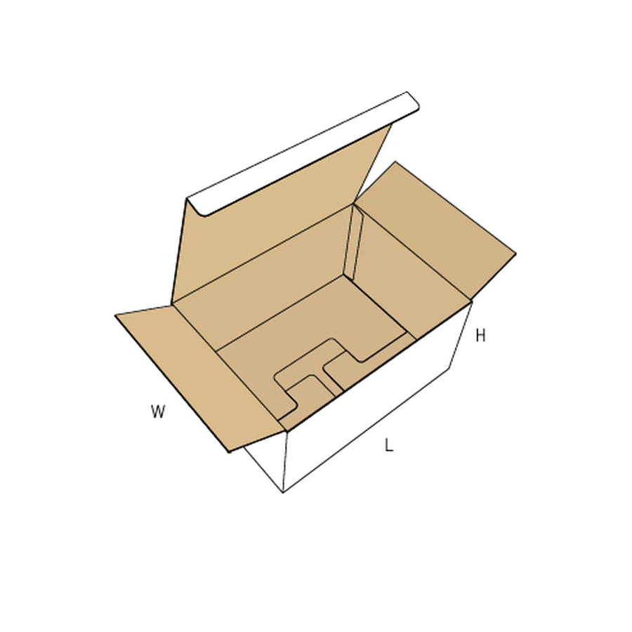 FEFCO 0215 — Semiautomática con tapa